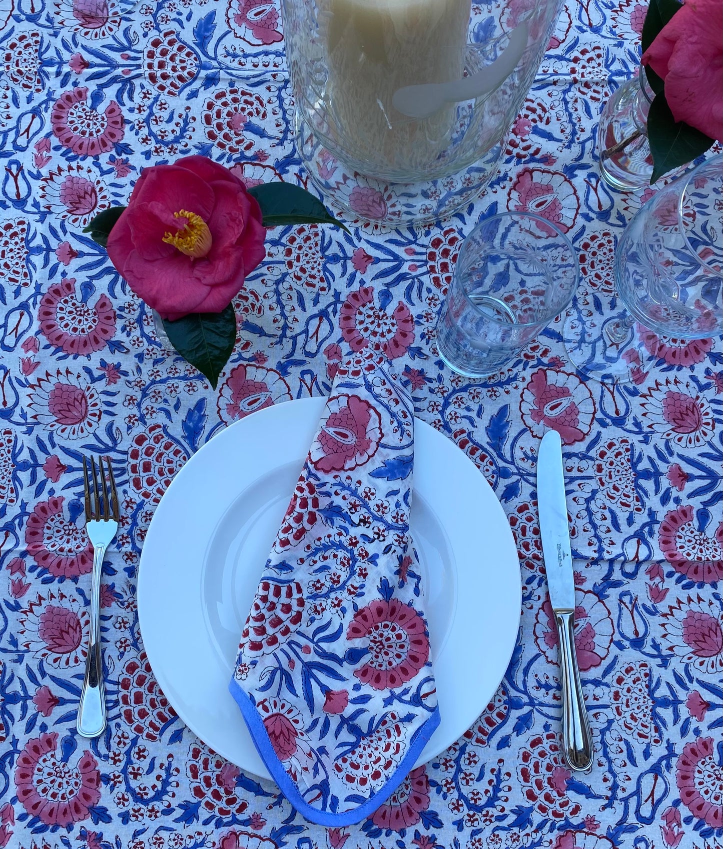 Sea Island Scalloped Edge Napkins - set of 4