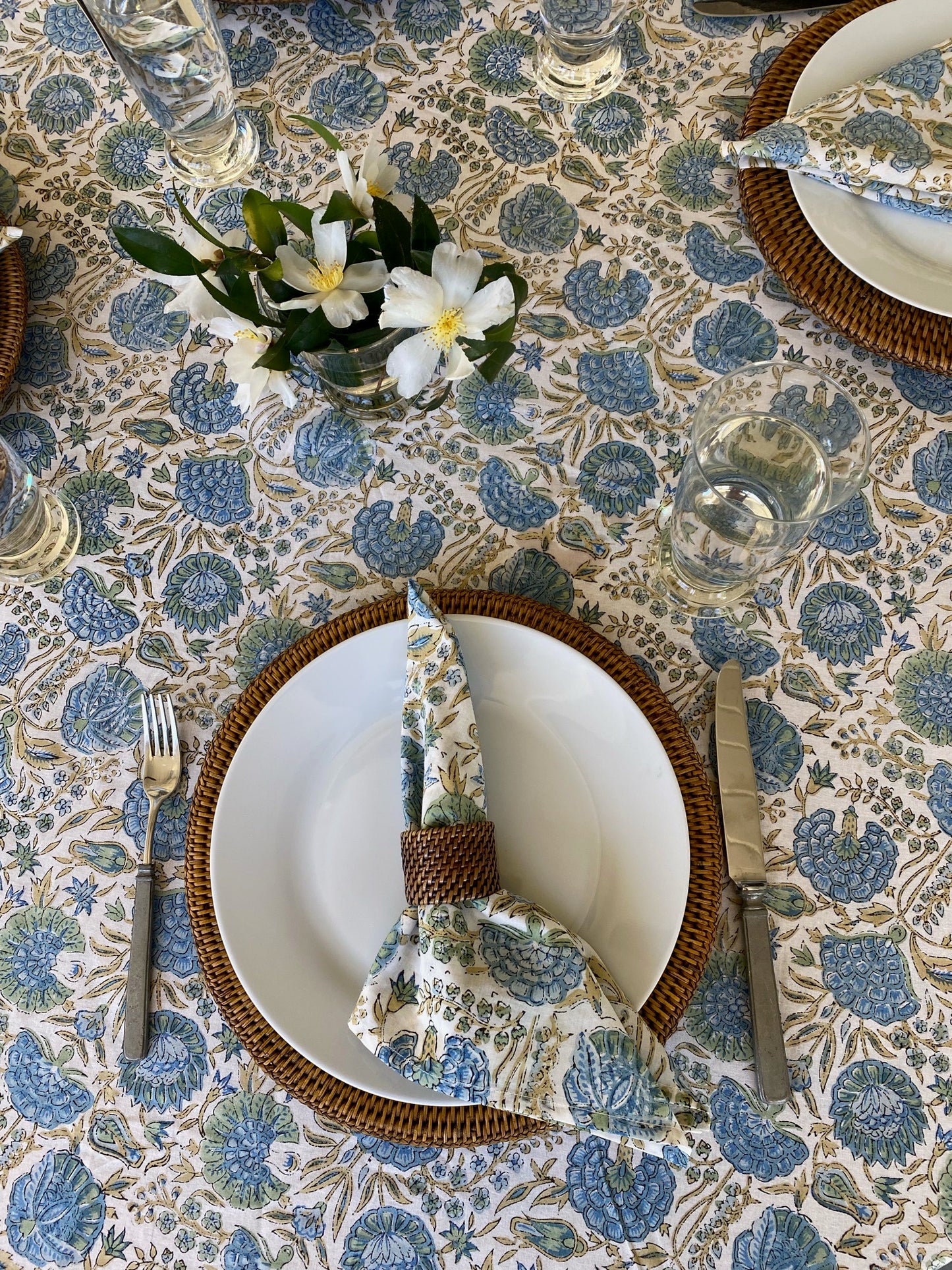 Sapphire 108” Round Tablecloth
